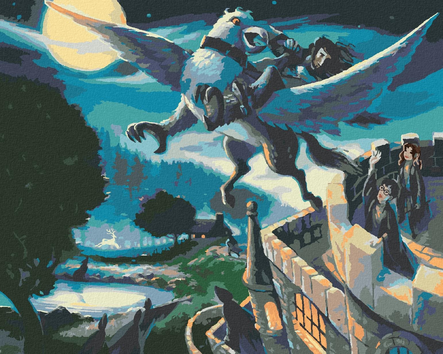 Zuty – Sírius Black na úteku (Harry Potter), 40 × 50 cm, plátno napnuté na rám