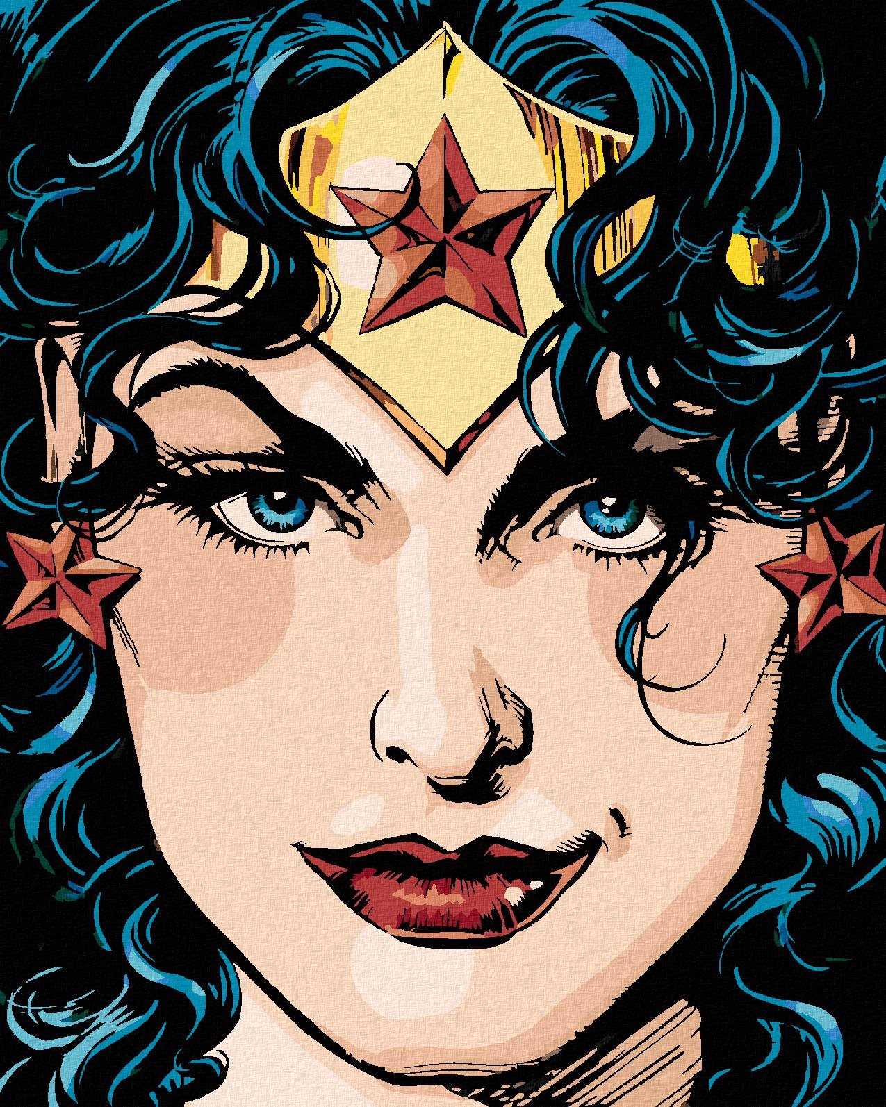 Zuty – Wonder Woman prebal komiksu, 40×50 cm, vypnuté plátno na rám