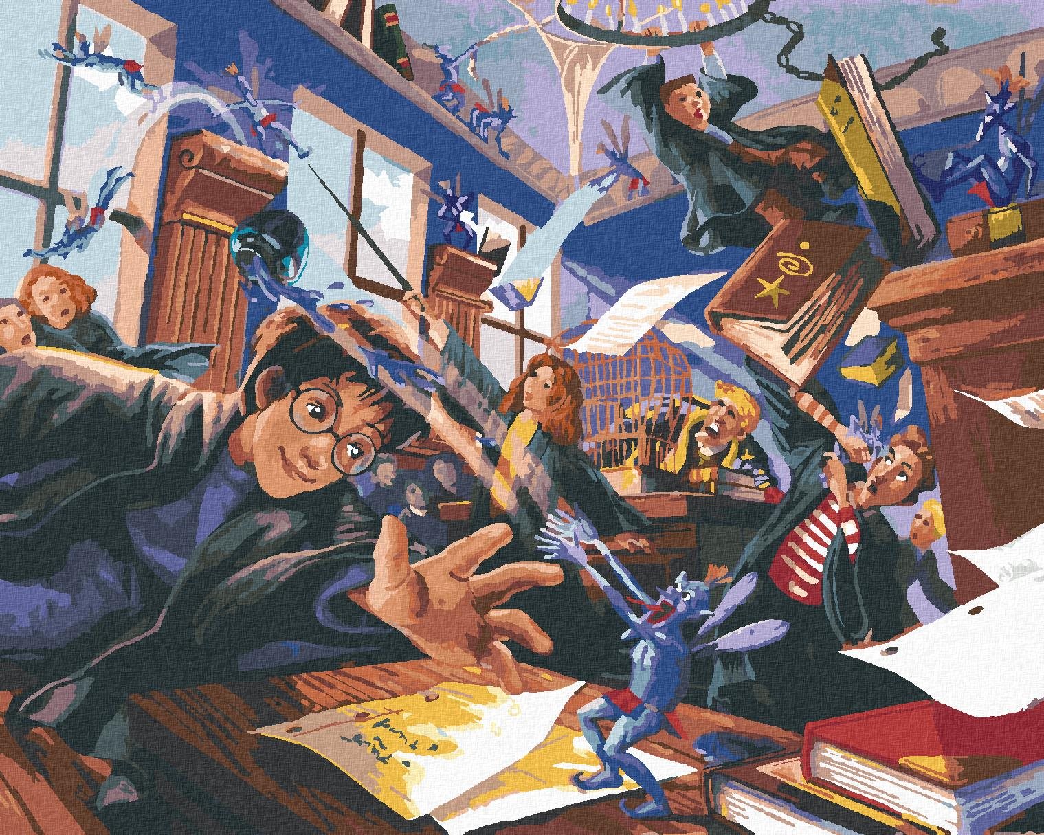 Zuty – cornwallské rarachy (Harry Potter), 40×50 cm, bez rámu a bez vypnutí plátna