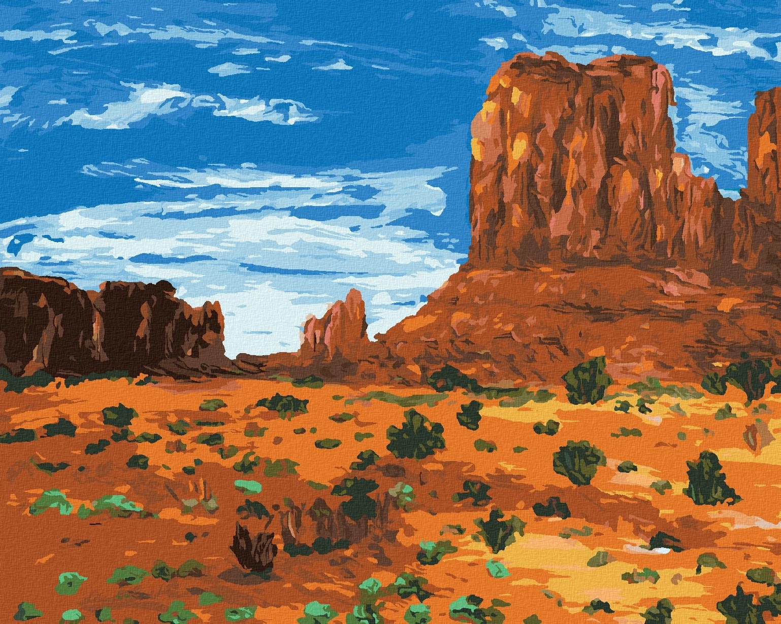 Arizona národný park, 40×50 cm, vypnuté plátno na rám