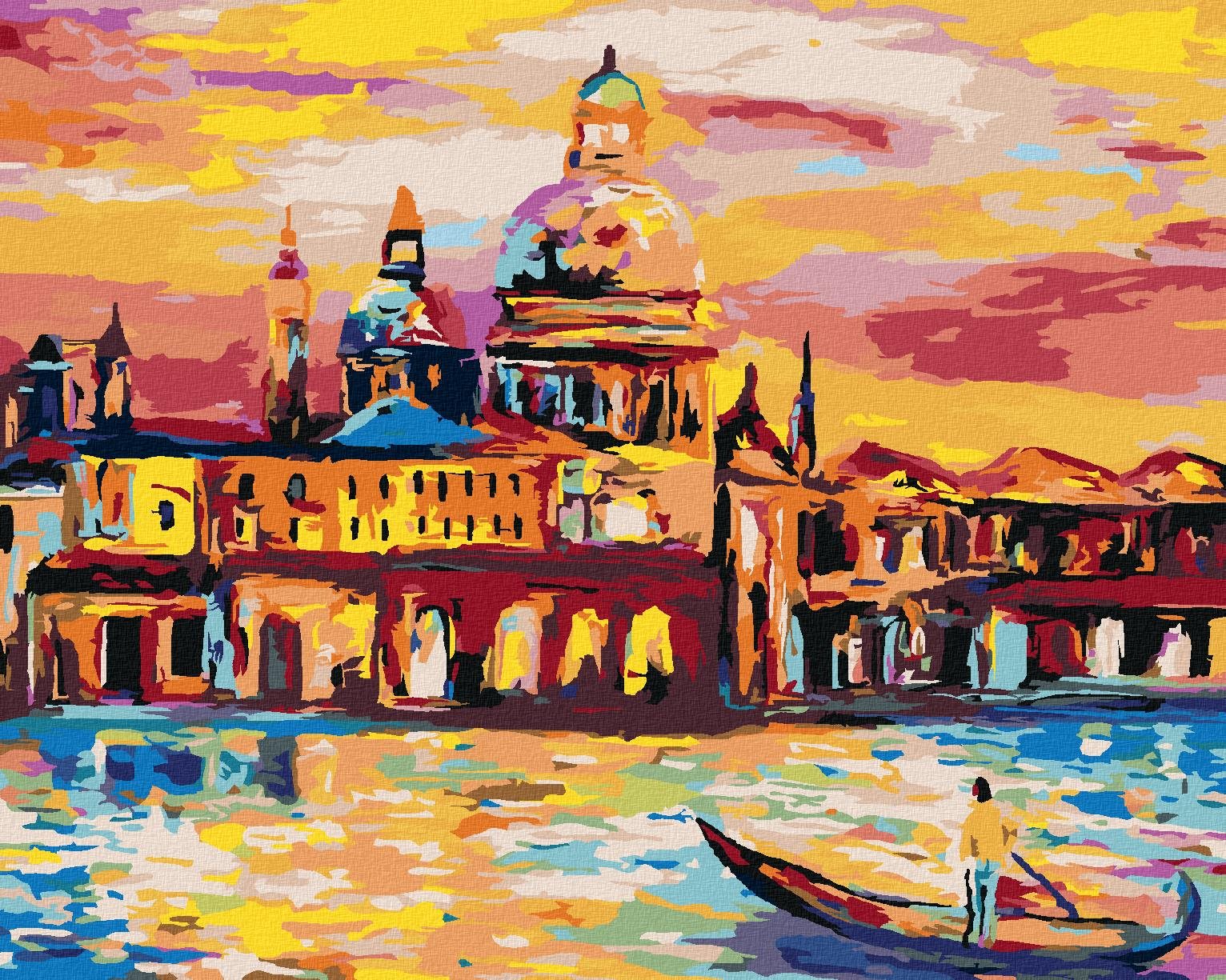 Benátky, 40 × 50 cm, plátno napnuté na rám