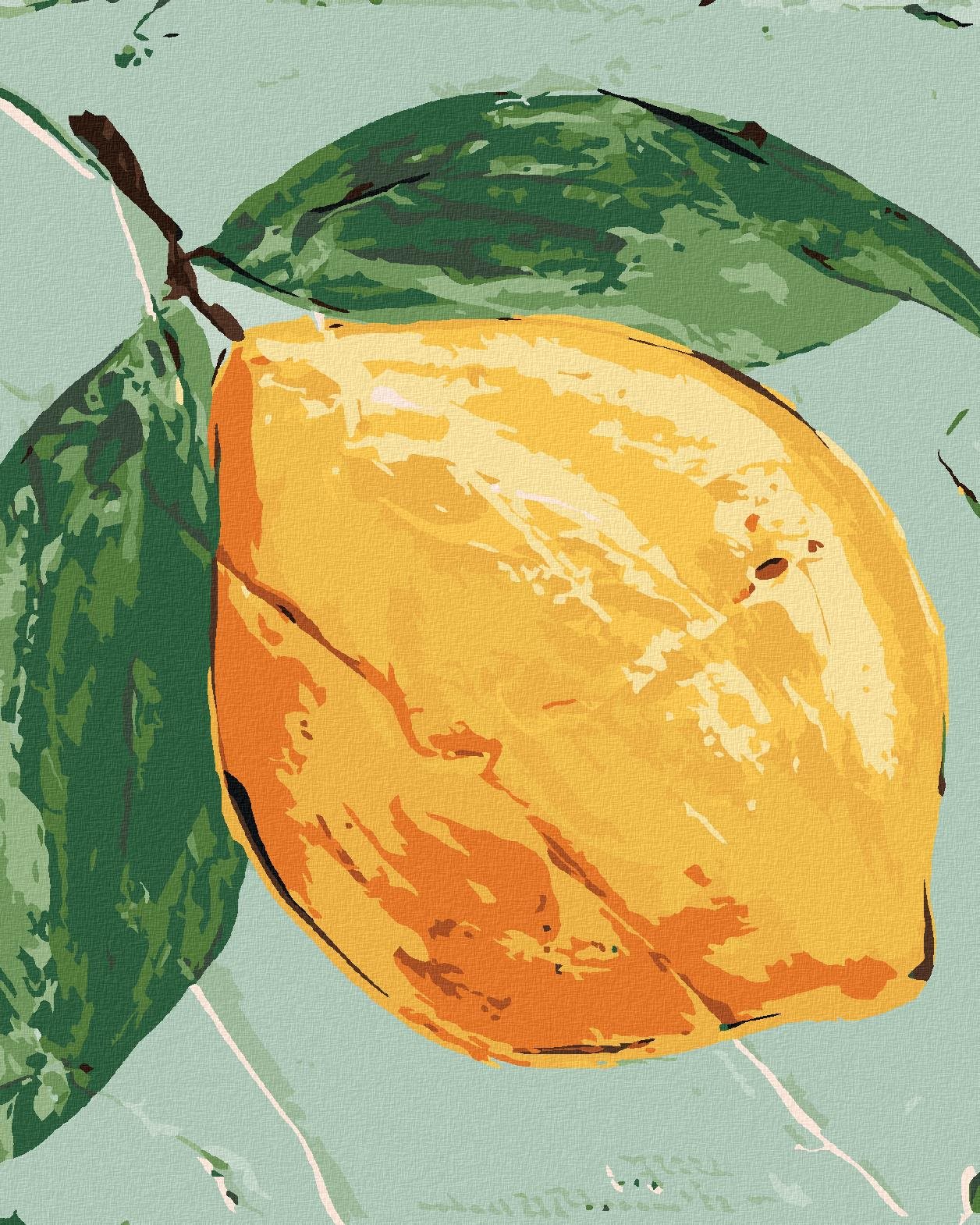 Citrón I (Haley Bush), 40 × 50 cm, vypnuté plátno na rám
