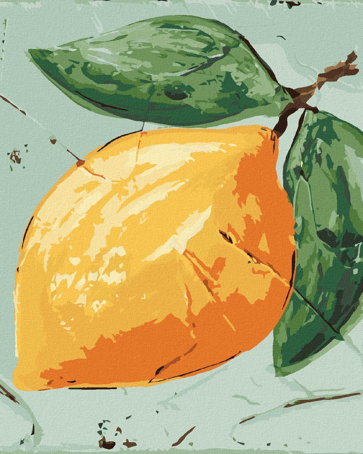 Citrón II (Haley Bush), 40×50 cm, bez rámu a bez vypnutia plátna