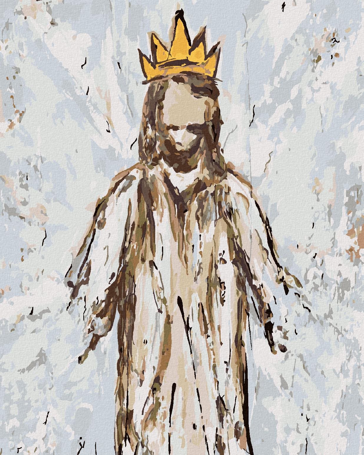 Ježiš (Haley Bush), 40 × 50 cm, bez rámu a bez napnutia plátna