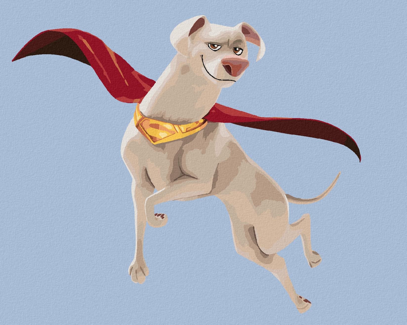 Lietajúce Krypto (DC Liga supermaznáčikov), 40×50 cm, vypnuté plátno na rám