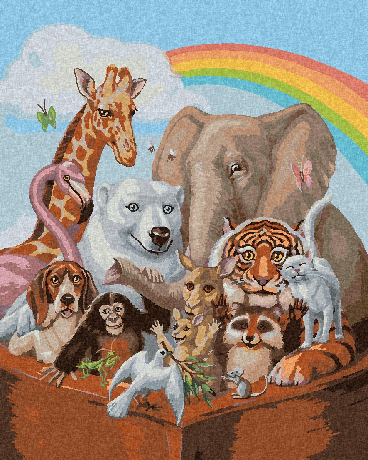 Noemova archa (Sue Ellen Brown), 40×50 cm, bez rámu a bez vypnutia plátna