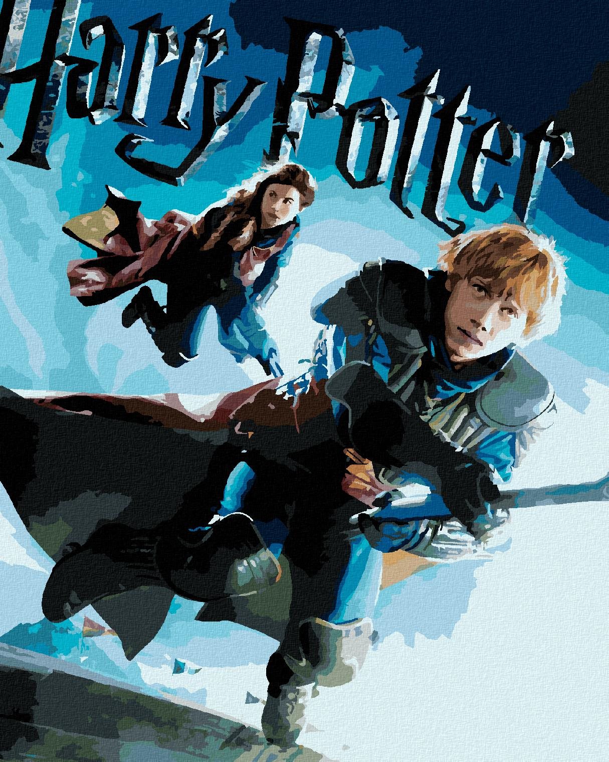 Plagát Harry Potter a princ dvojakej krvi Ron a Ginny, 40×50 cm, vypnuté plátno na rám
