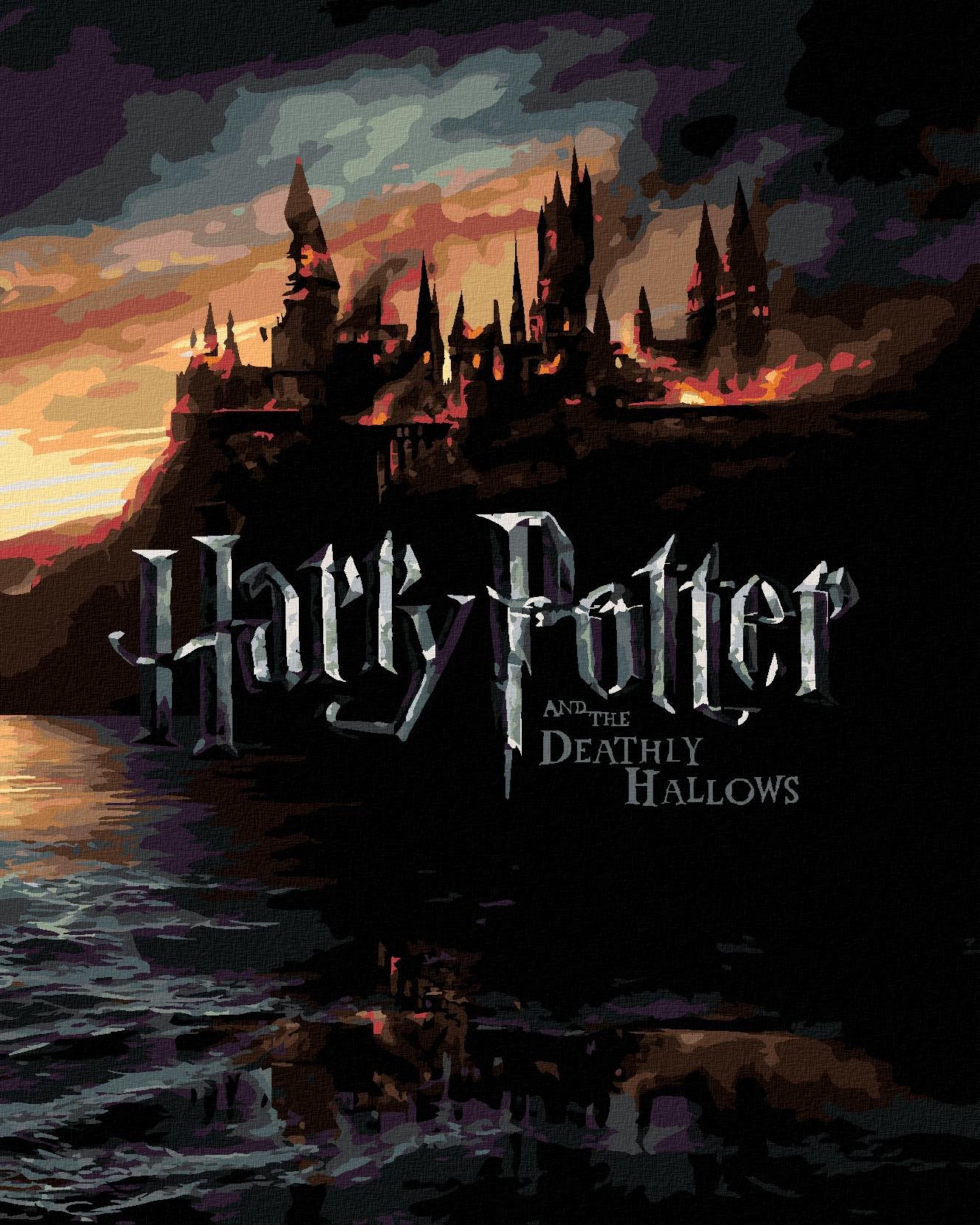 Plagát Harry Potter a relikvie smrti Rokfort, 40×50 cm, vypnuté plátno na rám
