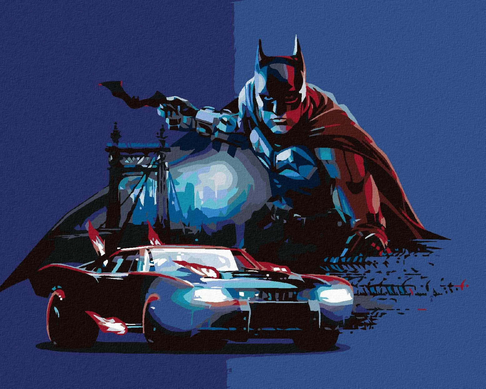 The Batman II, 40×50 cm, bez rámu a bez vypnutia plátna