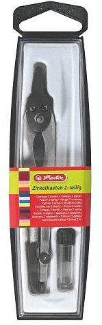 HERLITZ kovové, čierne, tuhy v balení
