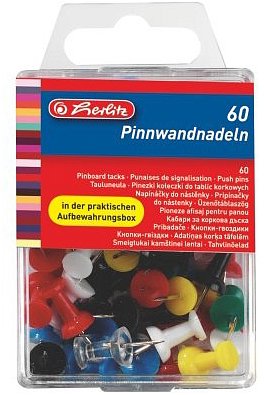 HERLITZ na nástenku, mix farieb – balenie 60 ks