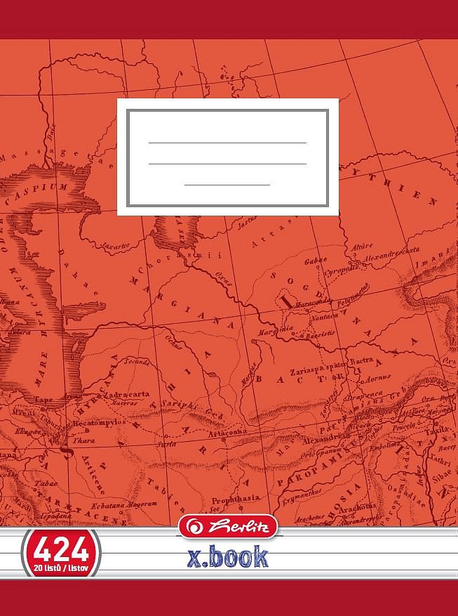 HERLITZ 424 bezdřevý, linkovaný - balení 3 ks