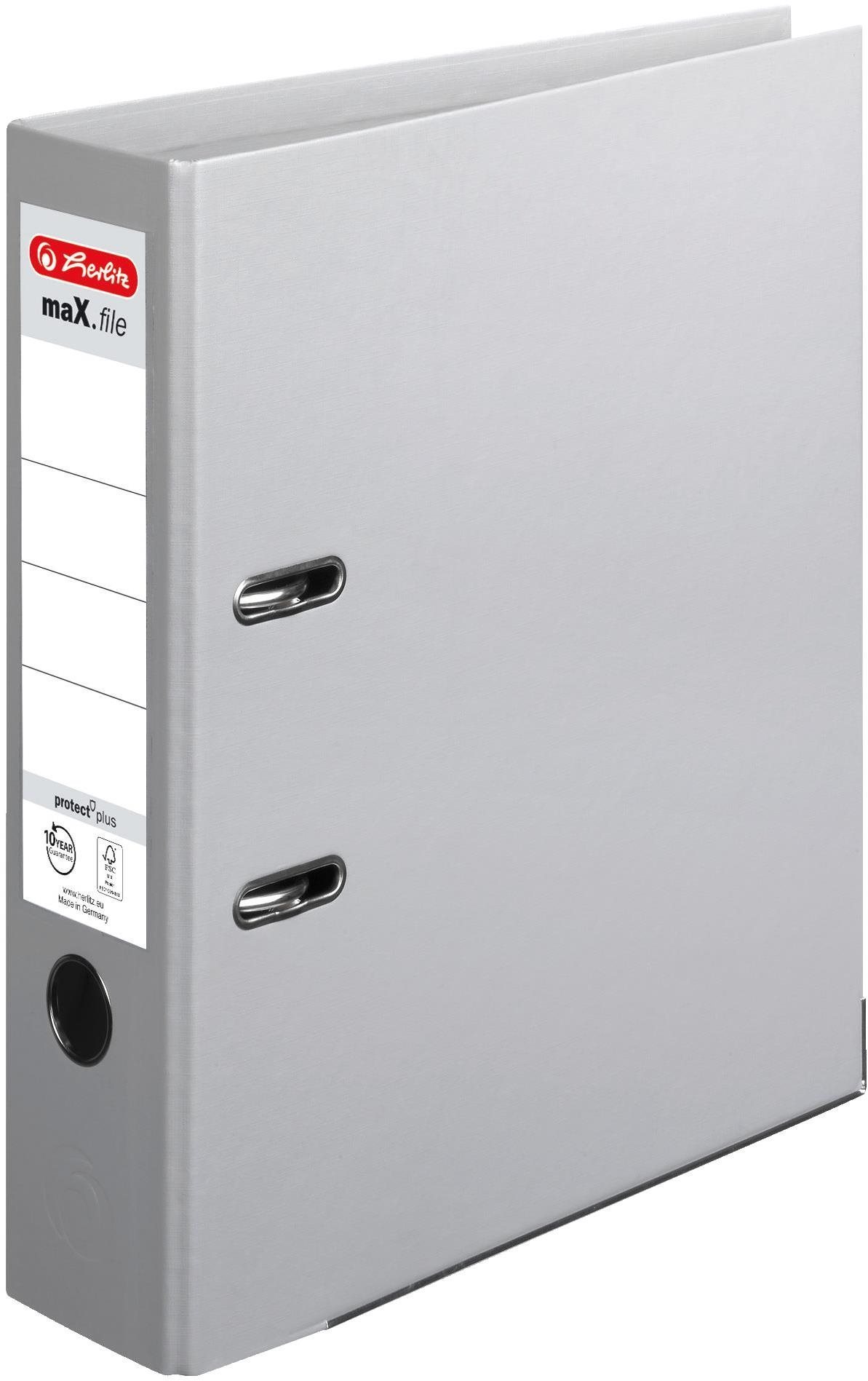 Herlitz A4 80 mm PP, sivý