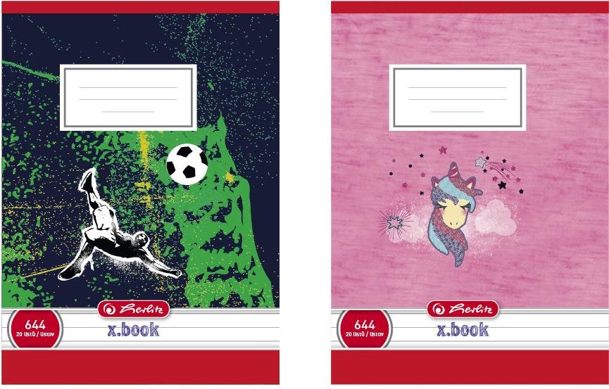 HERLITZ 644 A6, linajkový, 40 listov, 1 ks