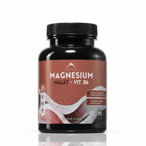 Hrotlife Magnesium malát + vitamín B6 90 kapsúl