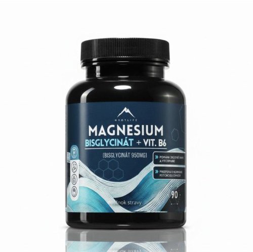 Hrotlife Magnesium bisglycinát + vitamín B6 90 kapsúl