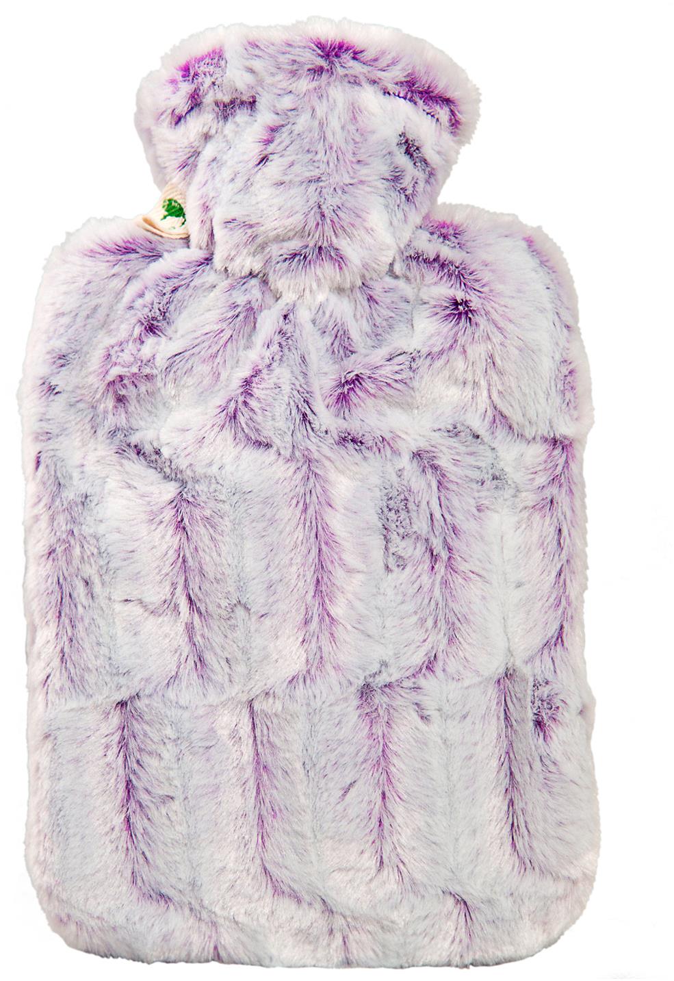 Hugo Frosch Classic Termofor s obalom a podšívkou fialovo/strieborný