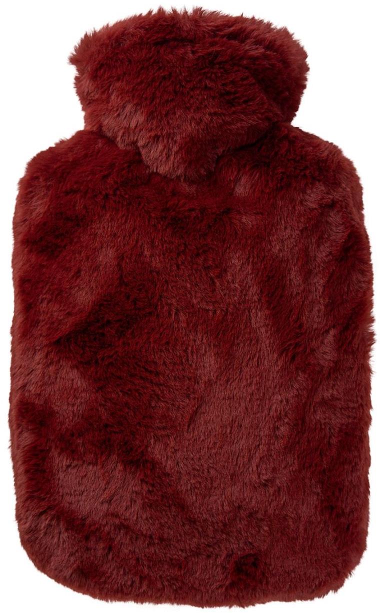 Hugo Frosch Classic Termofor s obalom, extra dlhý vlas, bordo