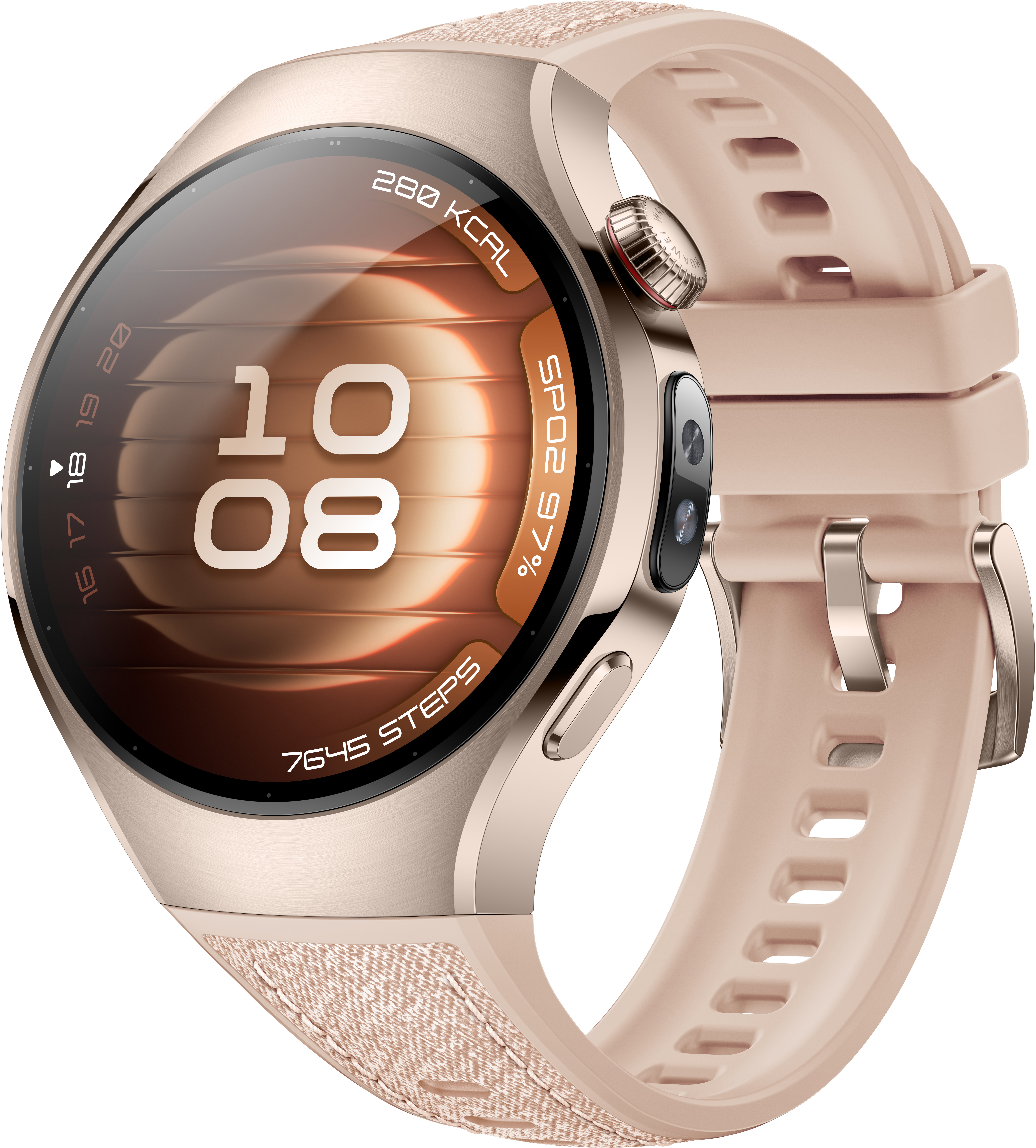 Huawei Watch 5 42mm LTE NFC Zlaté s béžovým remienkom