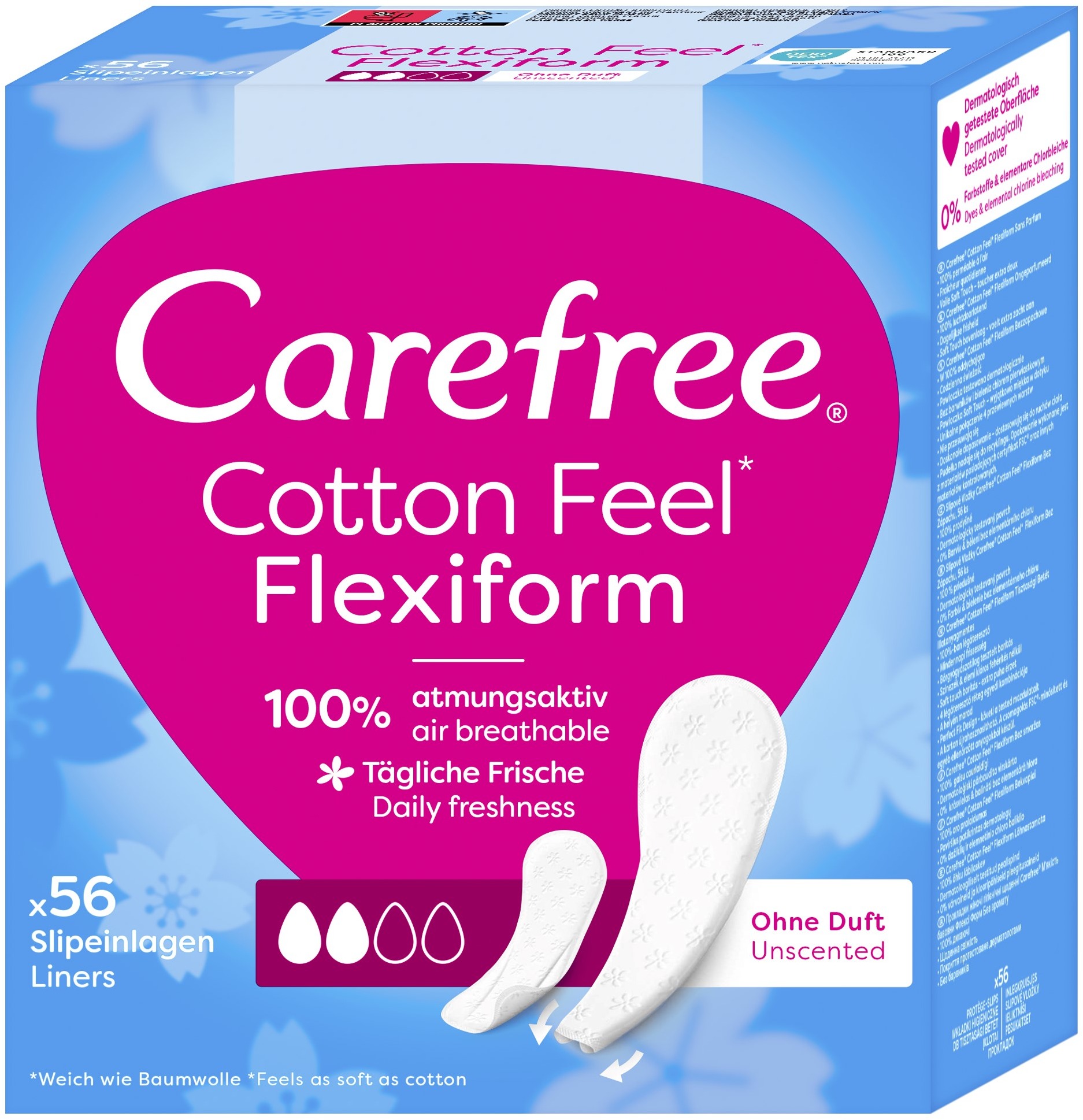 CAREFREE Cotton Flexiform 56 ks