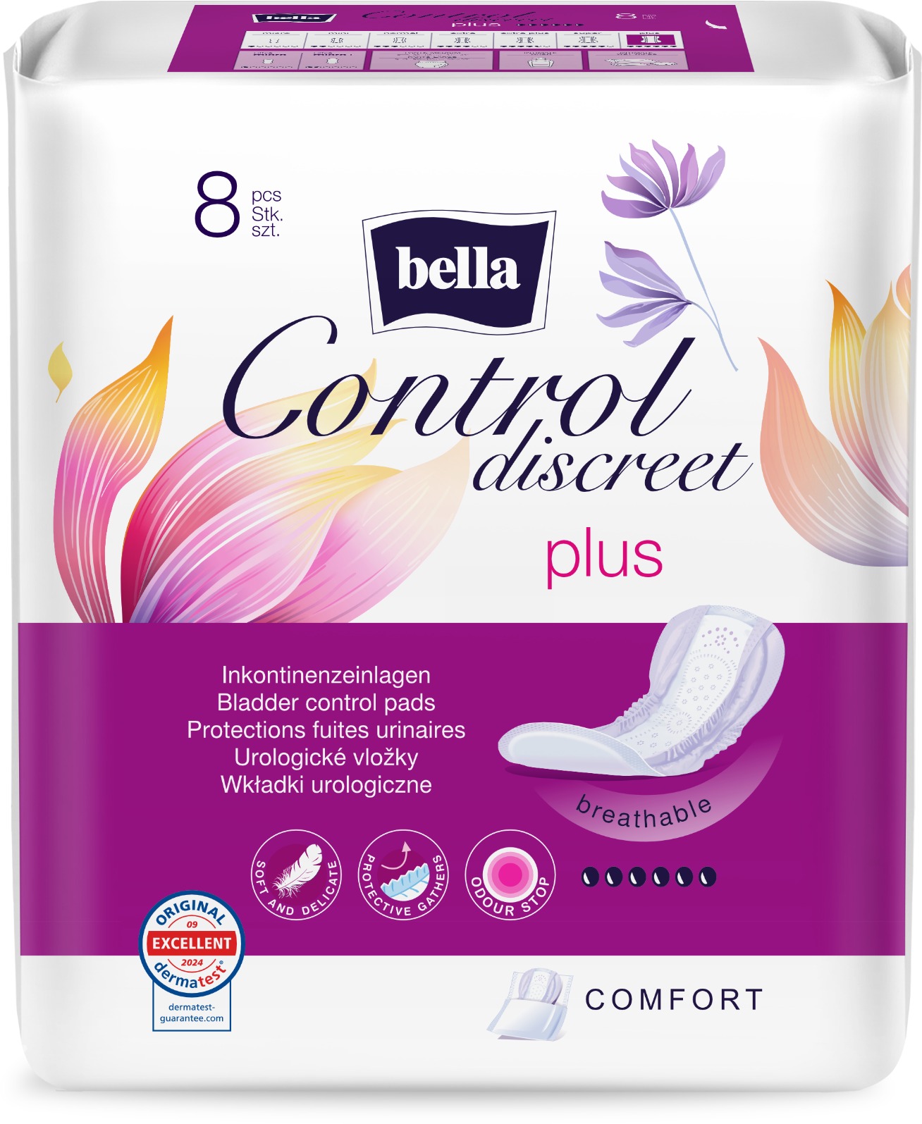 BELLA Control Discreet Plus 8 ks