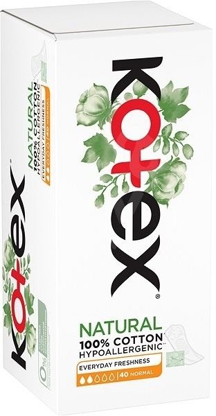 KOTEX Liners Natural Normal 40