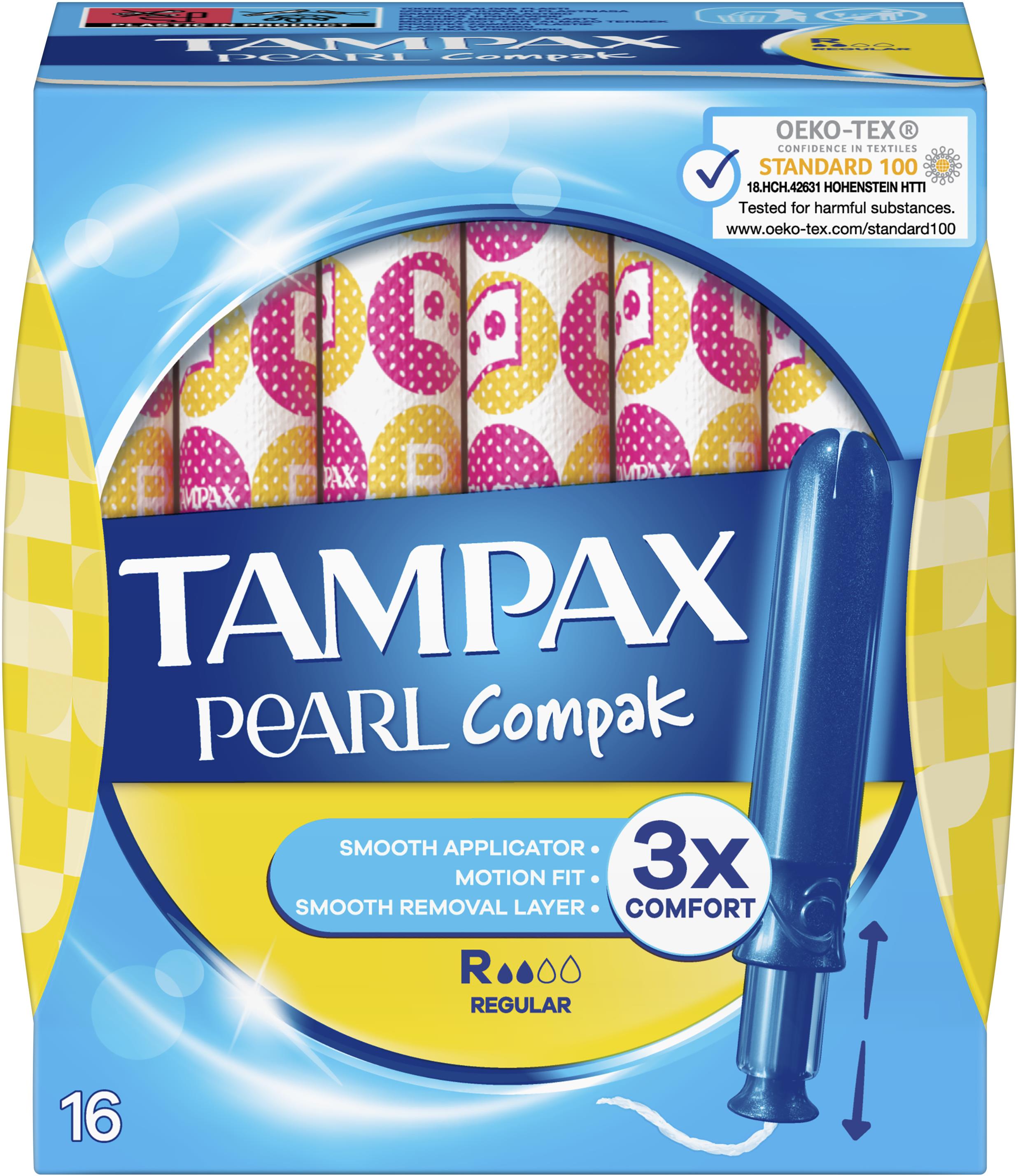 TAMPAX Compak Pearl Regular 16 ks