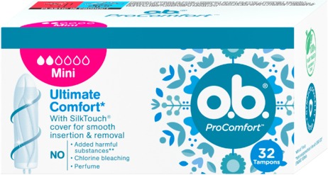 O.B. ProComfort Mini Tampons 32 ks