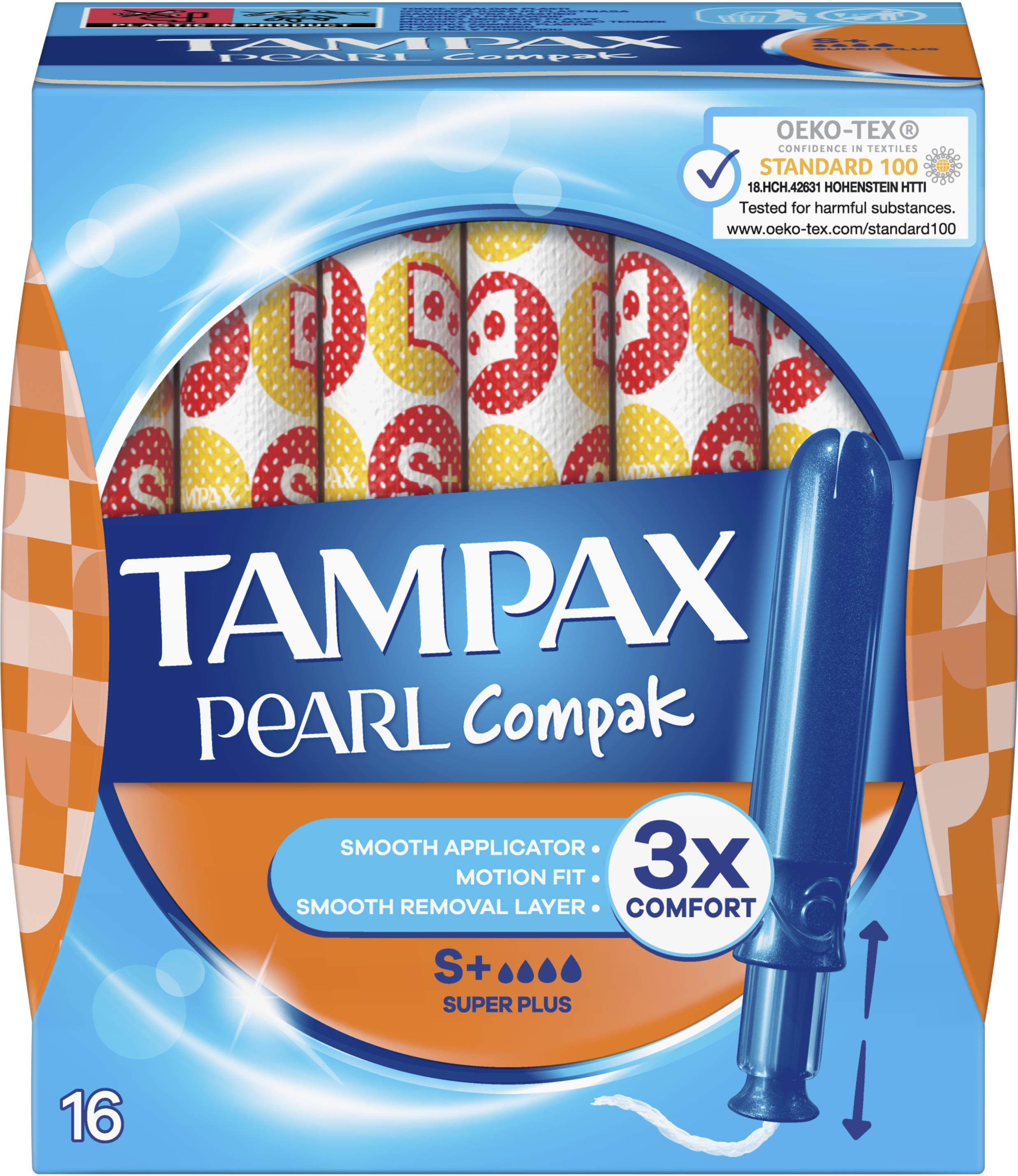 TAMPAX Pearl Compak Super Plus 16 ks
