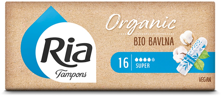 RIA Tampons Organic Super 16 ks