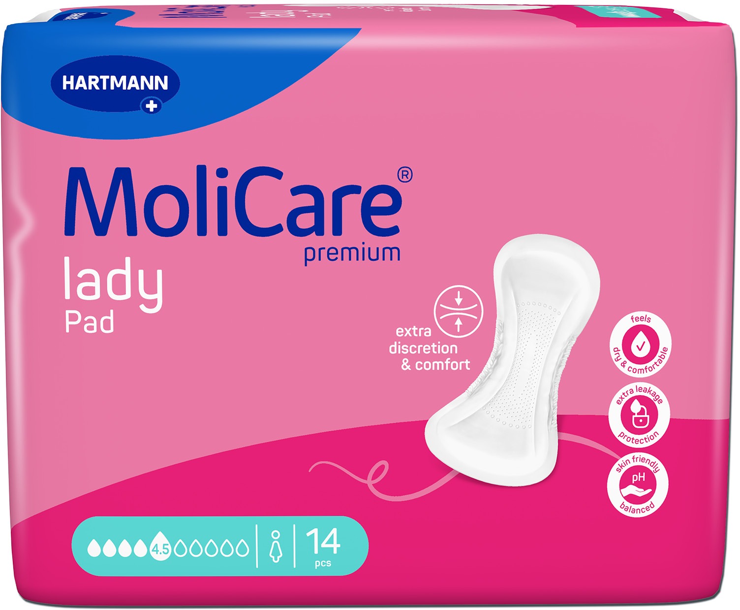 MoliCare Lady 4,5 kvapky, 14 ks