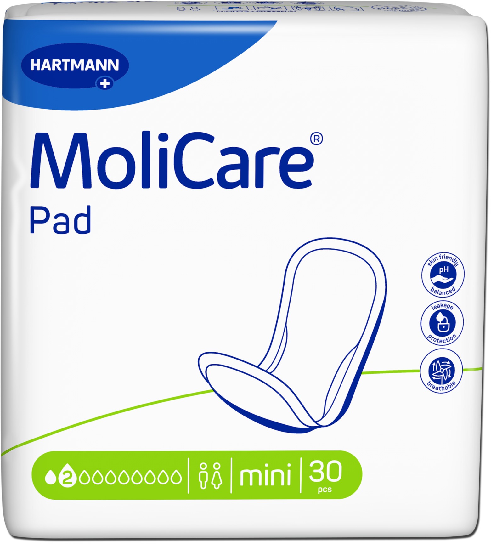 MoliCare Pad 2 kvapky, 30 ks