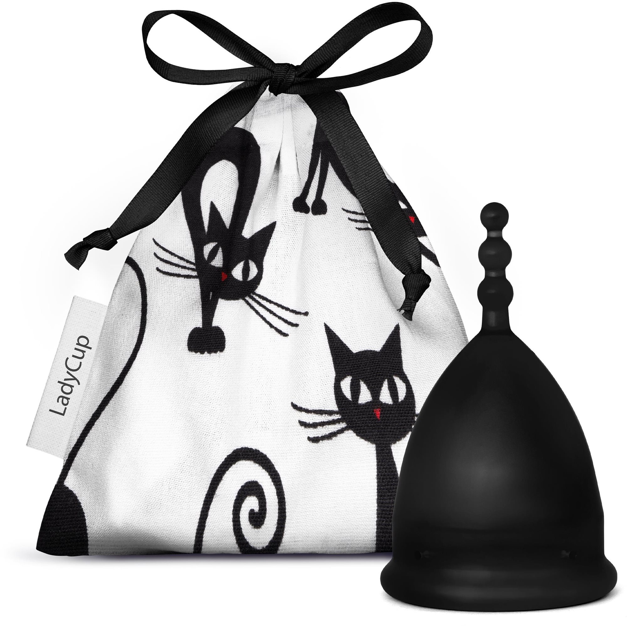 LadyCup Revolution Čierna mačka, veľkosť S