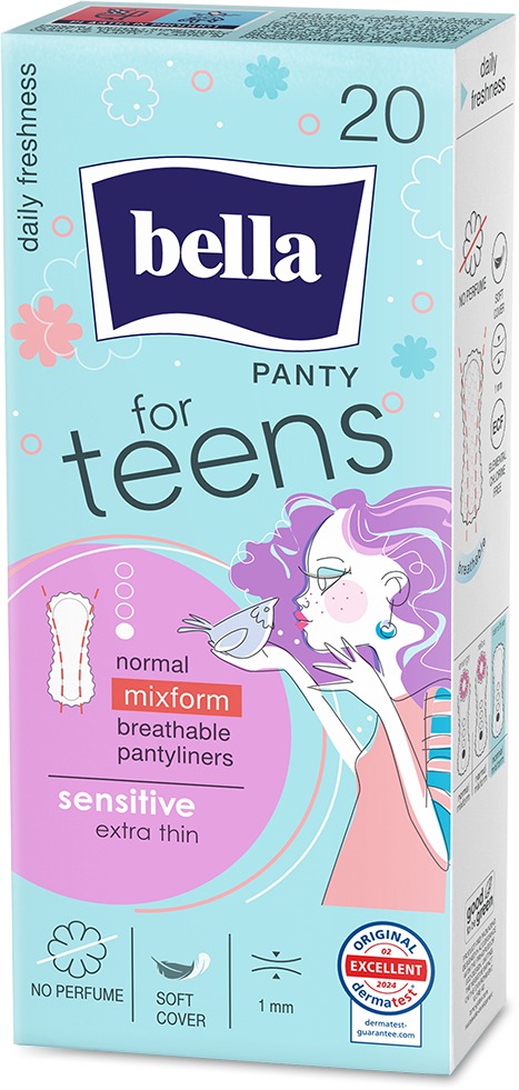 BELLA For Teens Slip Sensitive 20 ks