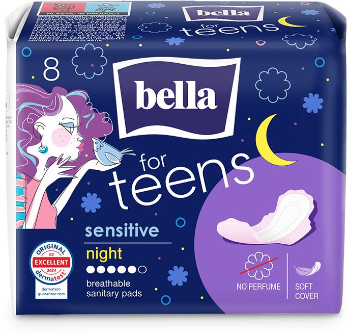 BELLA For Teens Sensitive Night 8 ks