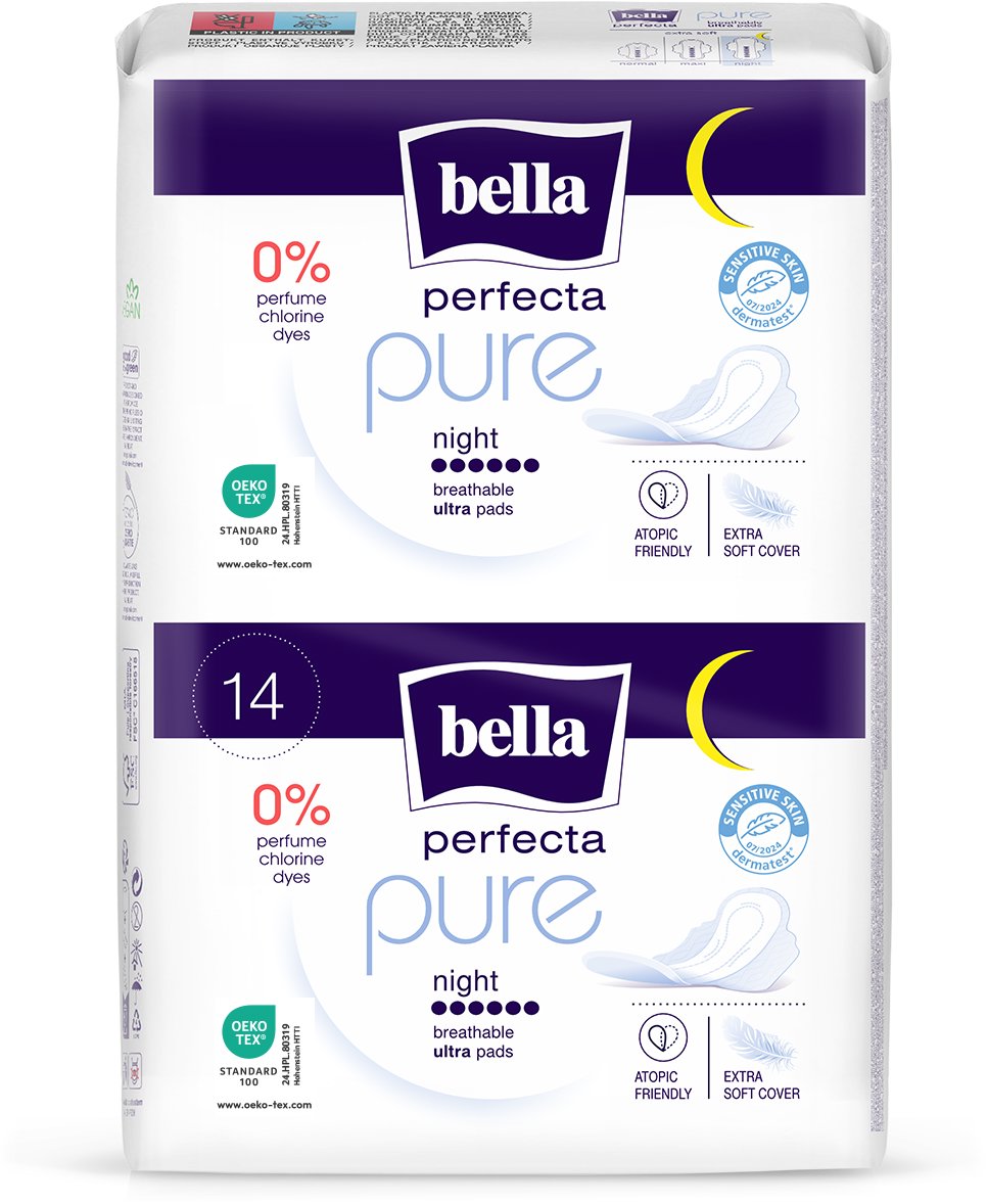 BELLA Perfect Pure Night Ultra Thin Night 14 ks