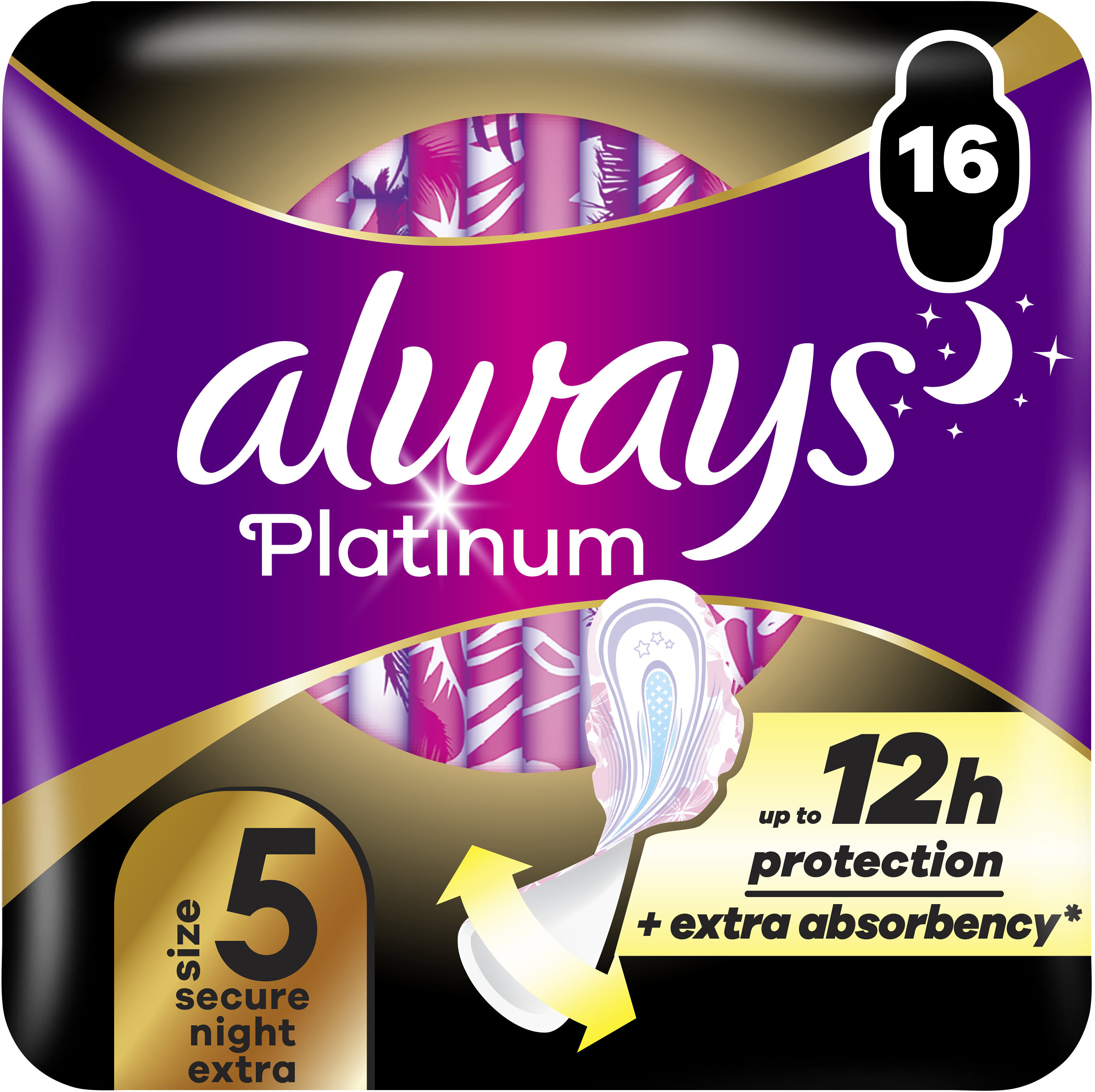 ALWAYS Platinum Secure Night Extra 16 ks