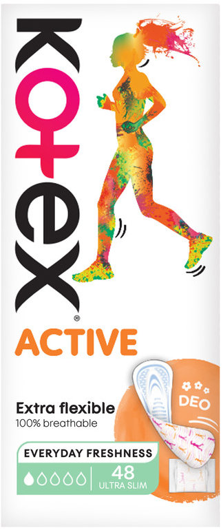 KOTEX Liners Active Deo 48 ks