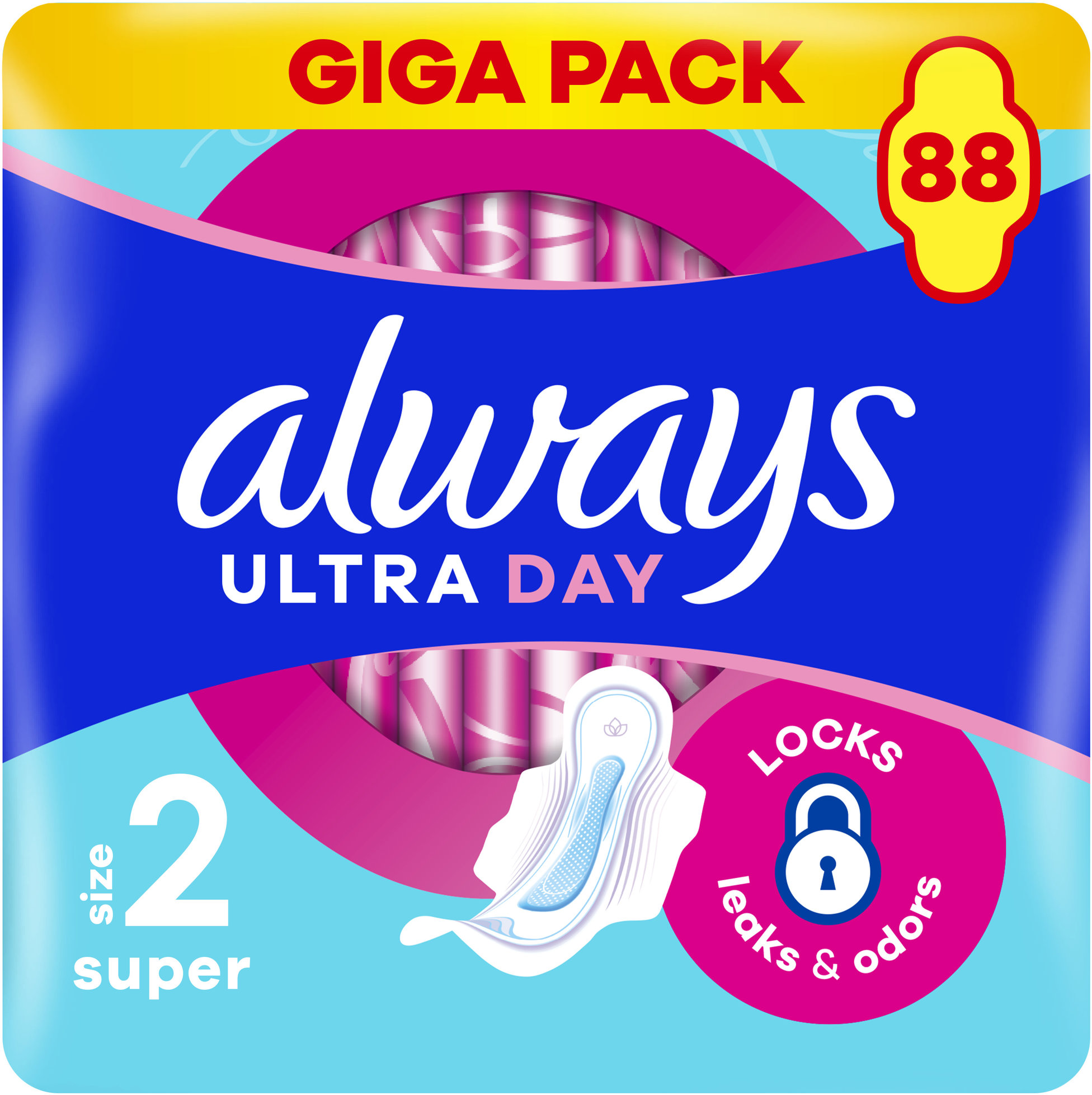 ALWAYS Ultra Day Super 88 ks