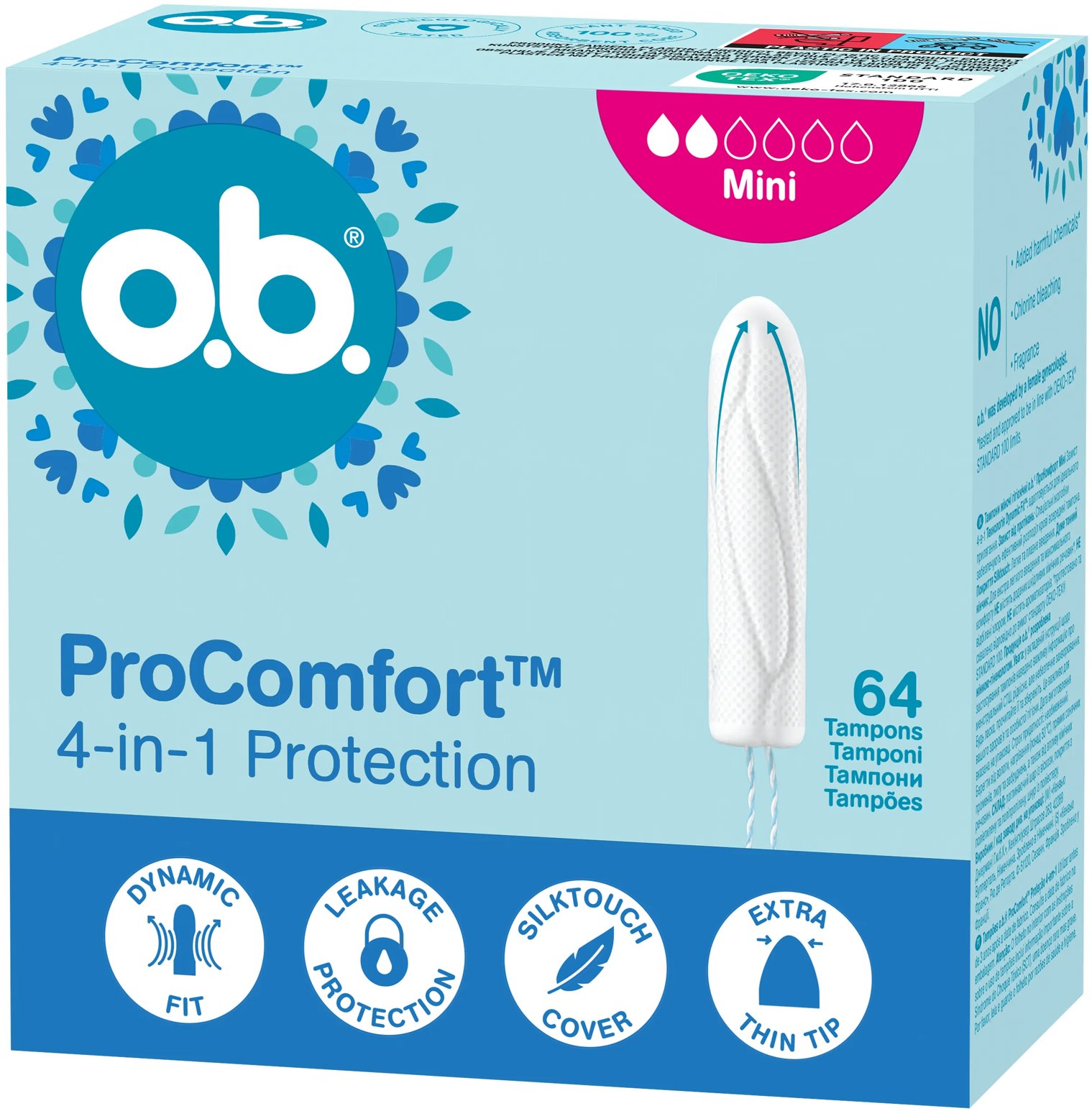 O.B. ProComfort Mini 64 ks