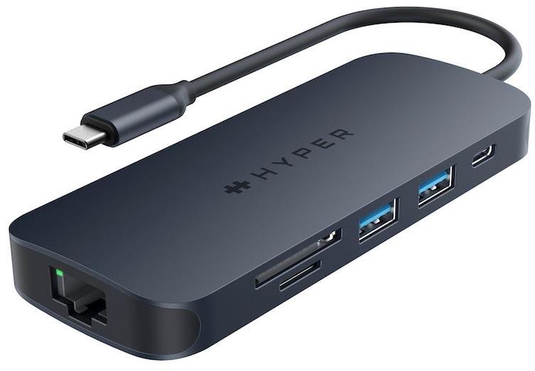 HyperDrive EcoSmart Gen.2 Universal USB-C 8 v 1 Hub 140 W PD3.1 Power Pass-thru