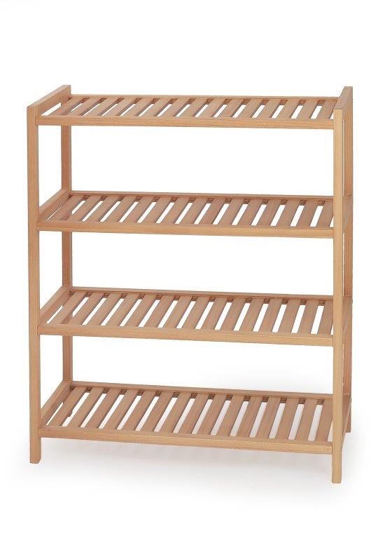 Bambusový regálový topánkovník Norje, šírka 53 cm