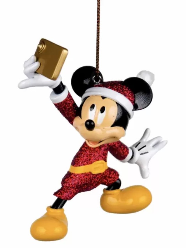 Disney Vianočná ozdoba Mickey s foťákom