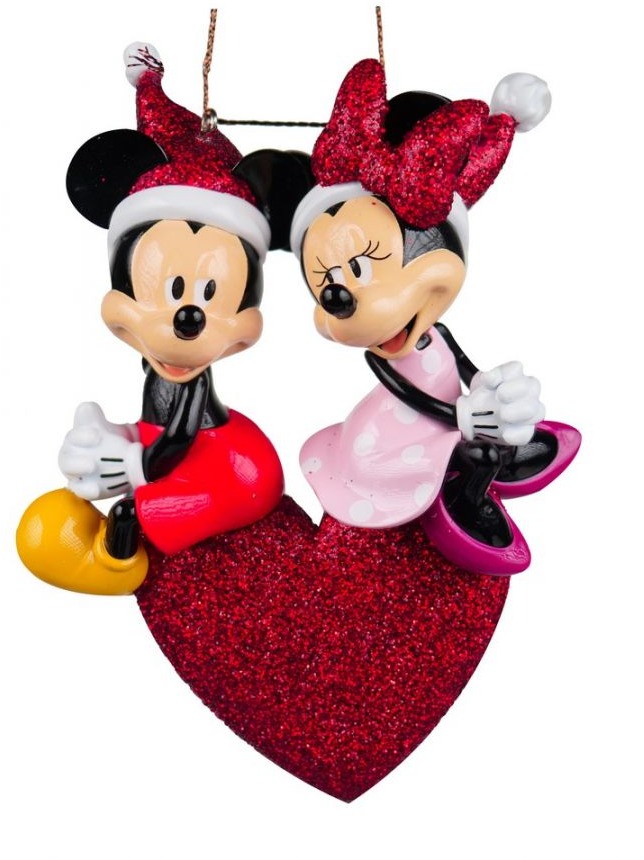 Disney Vianočná ozdoba Minnie + Mickey