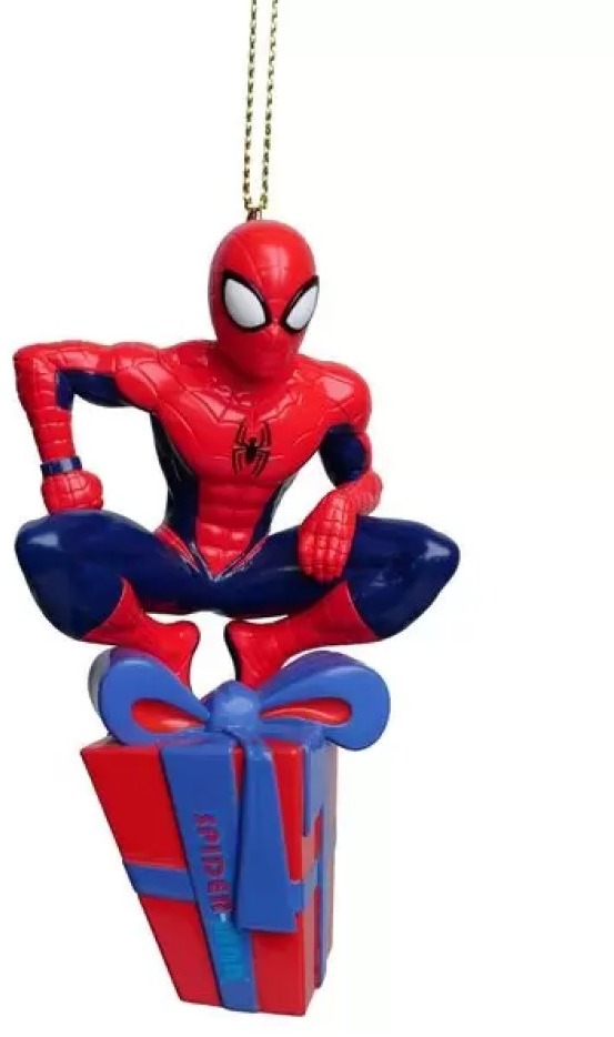 CHRISTMAS INSPIRATION Vianočné ozdoby – Marvel, Spiderman na darčeku