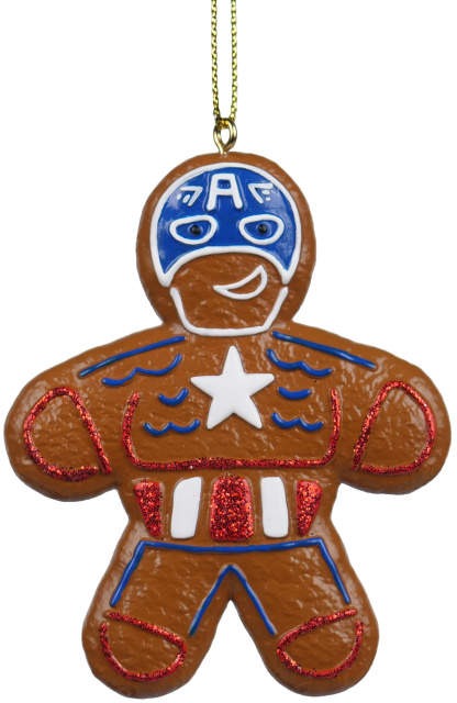 Marvel vianočná ozdoba perníček Captain Amerika