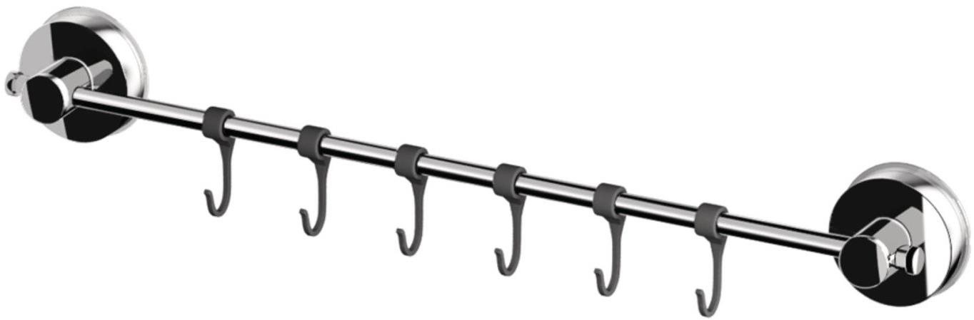 Ridder Vacuum Vešiak na uteráky s háčikmi, chróm, 12120100