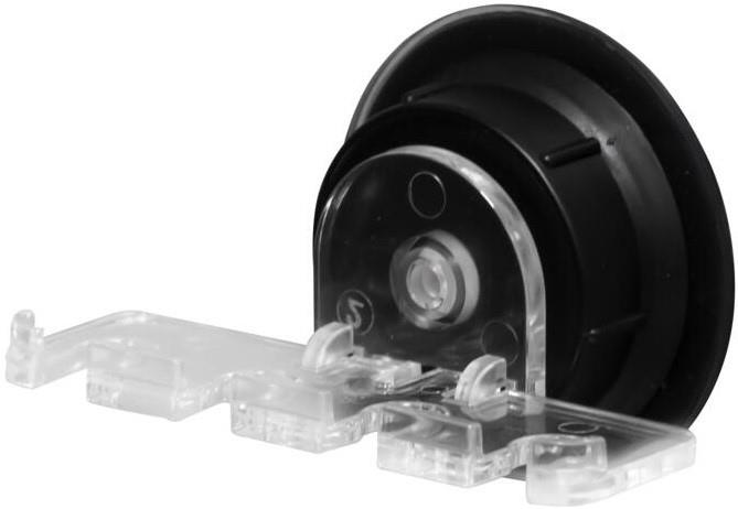 Ridder Vacuum Držiak na 4 zubné kefky, čierny 12102210