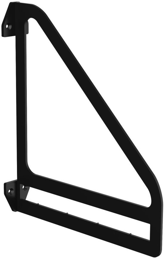 Walteco Konzole INSPIRA, 260 × 234 mm, nosnost 20 kg, matná černá