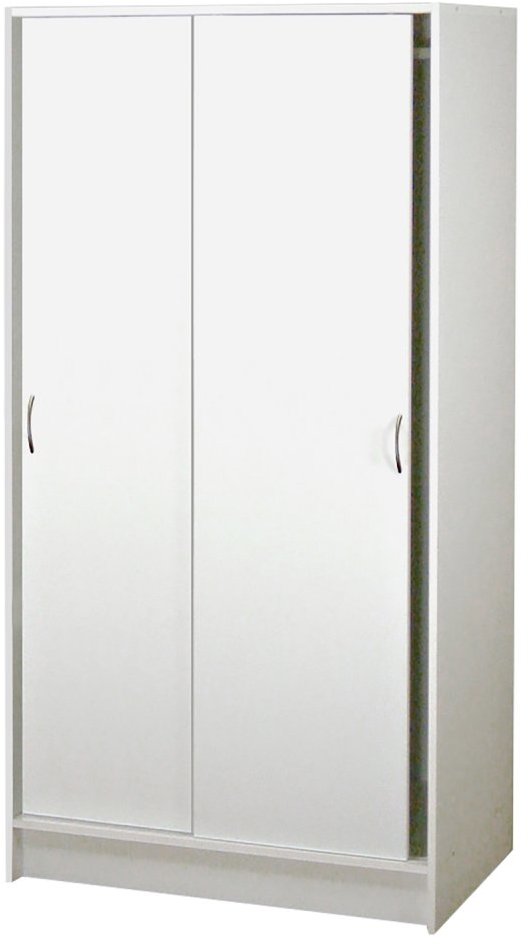 Nejlevnější nábytek Skriňa s posuvnými dverami GEBROULAZ, biela